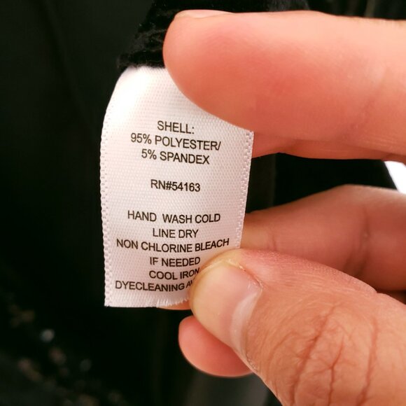 Marc New York Andrew Marc Velvet Sequin Bat Wing Open Cardigan One Size - Picture 3 of 13